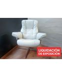 Sillón Stressless® Mayfair Cross Paloma en Liquidación
