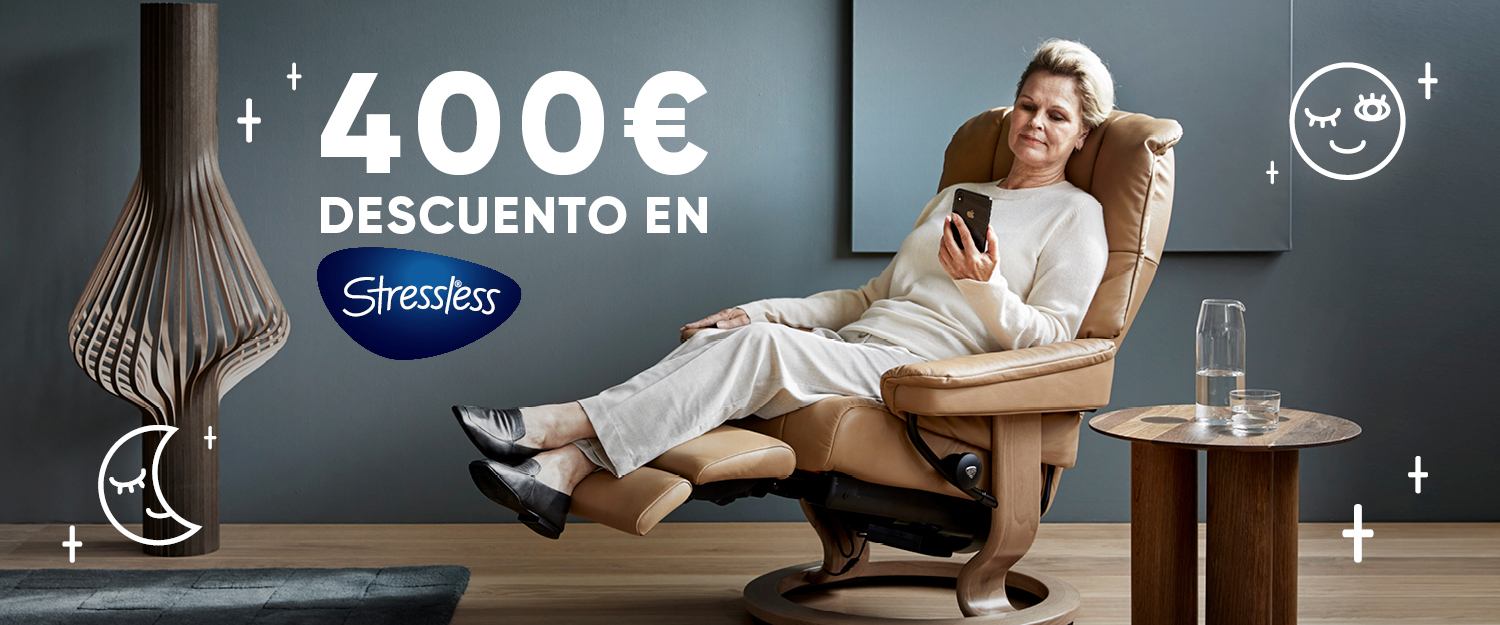 En el Mes del Descanso de Grupo Todoplano descubrirás descuentos increíbles en Stressless